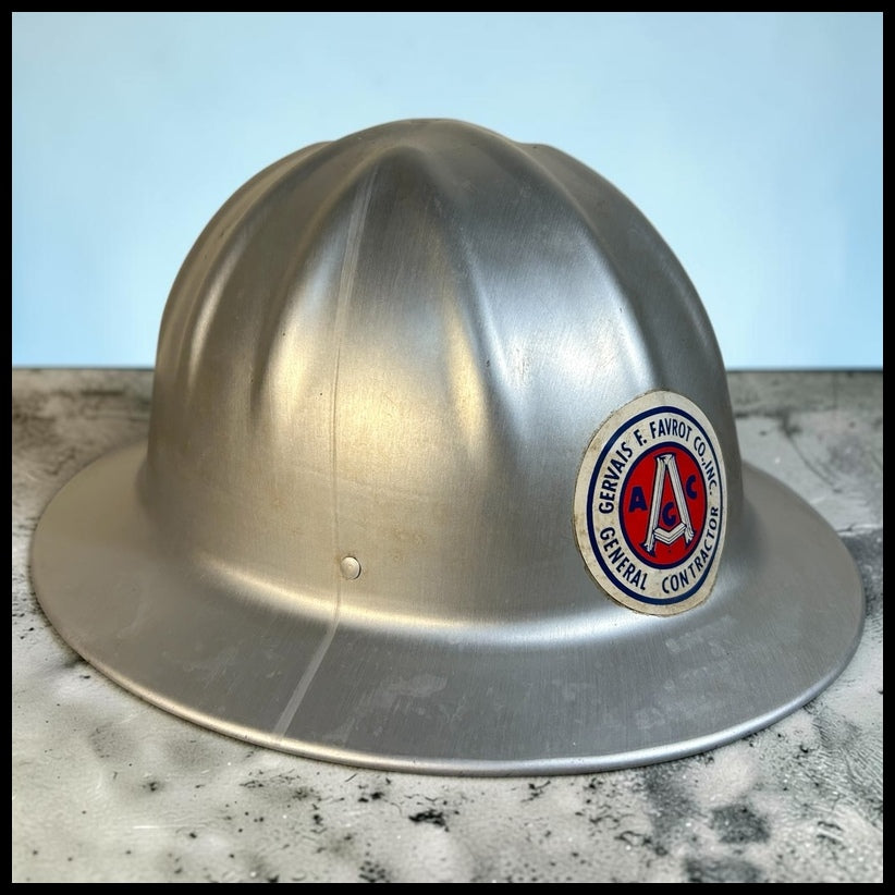 Vintage 1960’s American Mine Safety Appliances Co. McDonald T Hat-Standard Aluminum Hard Hat