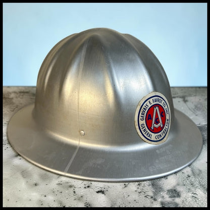 Vintage 1960’s American Mine Safety Appliances Co. McDonald T Hat-Standard Aluminum Hard Hat