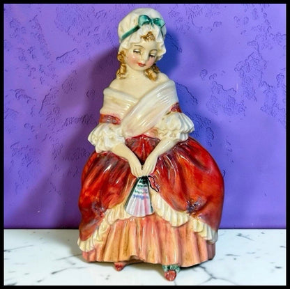 1940 English Royal Doulton Bone China Porcelain Peggy Figurine (Retired)