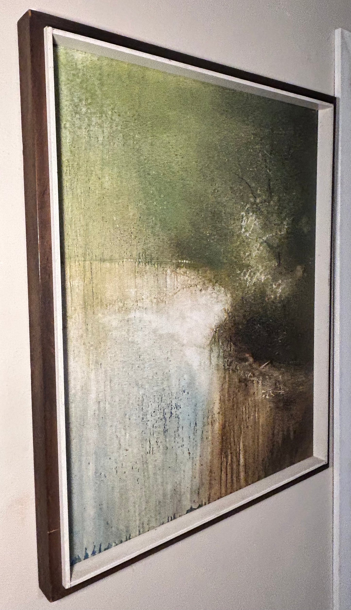 Vintage Howard Nordlund - “By the River” Framed Oil Painting on Masonite Board (American/Michigan) (Circa 1960’s)
