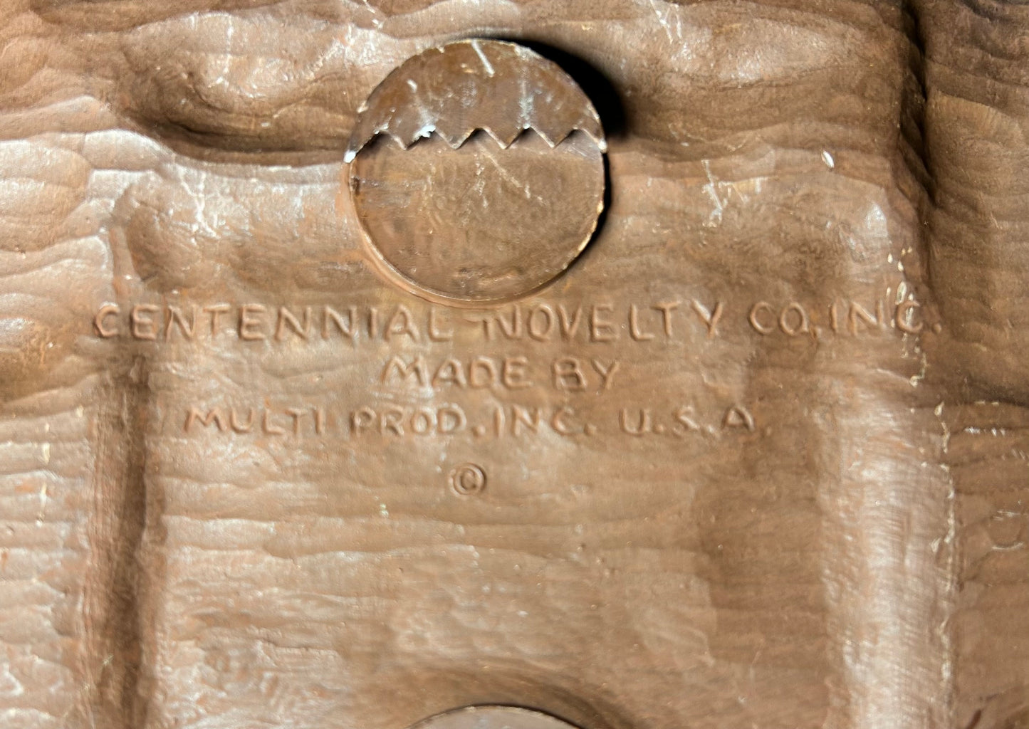 Vintage 1960’s American Knott’s Berry Farm & Ghost Town Amusement Park Souvenir Plastic Wall-Hanging Tray Made by Multi Products Inc.