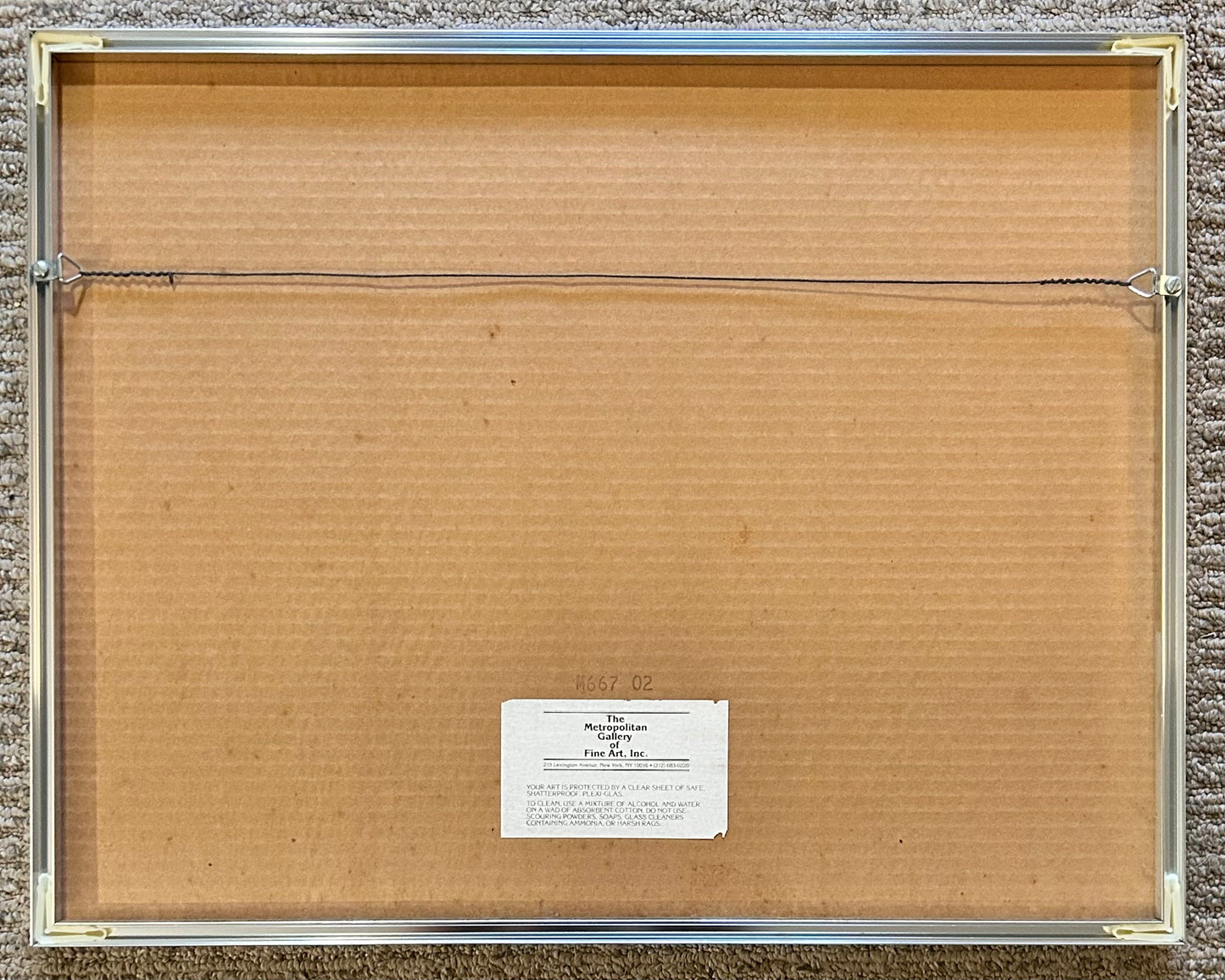 Vintage 1970’s French Montmartre Street Scene/Sacré-Coeur Framed Limited Edition Lithograph Print Signed Caron (#187/275)