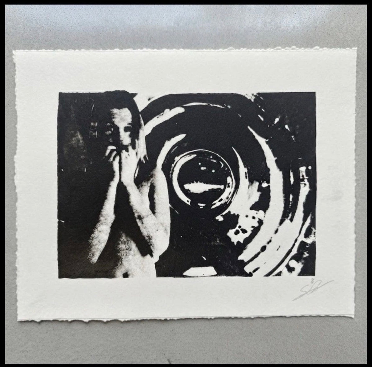 Sean Gardner - Untitled Surrealist Signed Limited Edition Intaglio Etching (#6/6) (Louisiana)