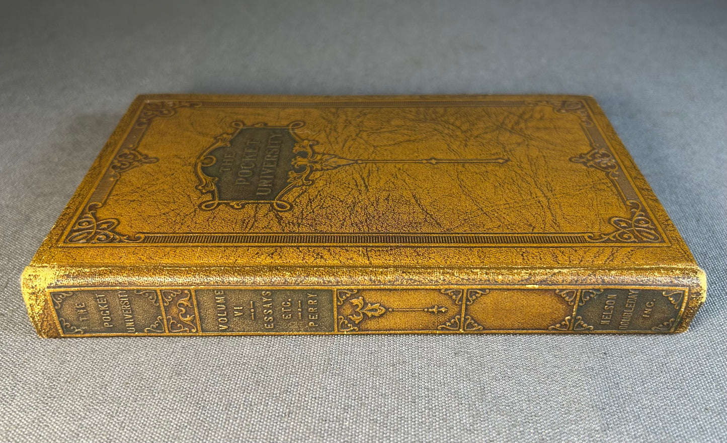 1927 American “The Pocket University - Volume VI, Part I: Webster” Hardcover Book