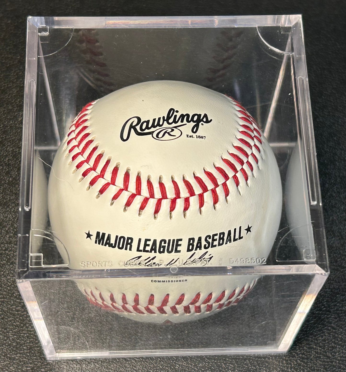2006 Houston Astros Souvenir Rawlings Major League Baseball in Acrylic Display Case