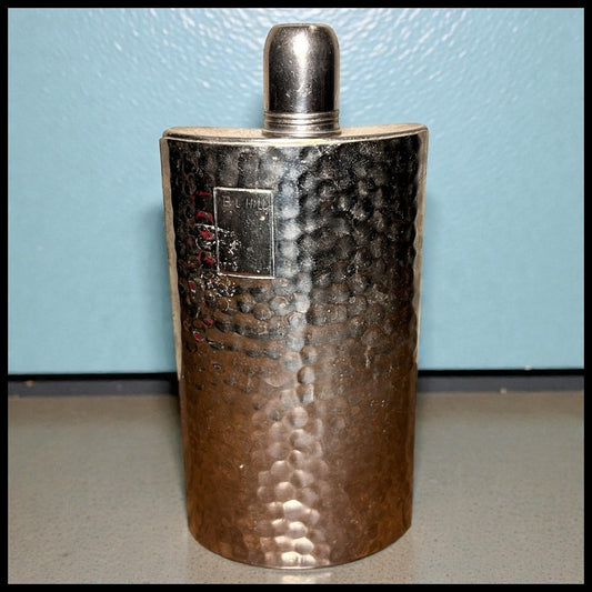 1940’s German Alfred Harald Schneider Hammered Chrome Metal 16 Oz. Drinking Flask