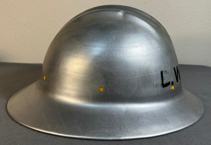 Vintage 1950’s American E.D. Bullard Co. Hard Boiled Aluminum Hard Hat