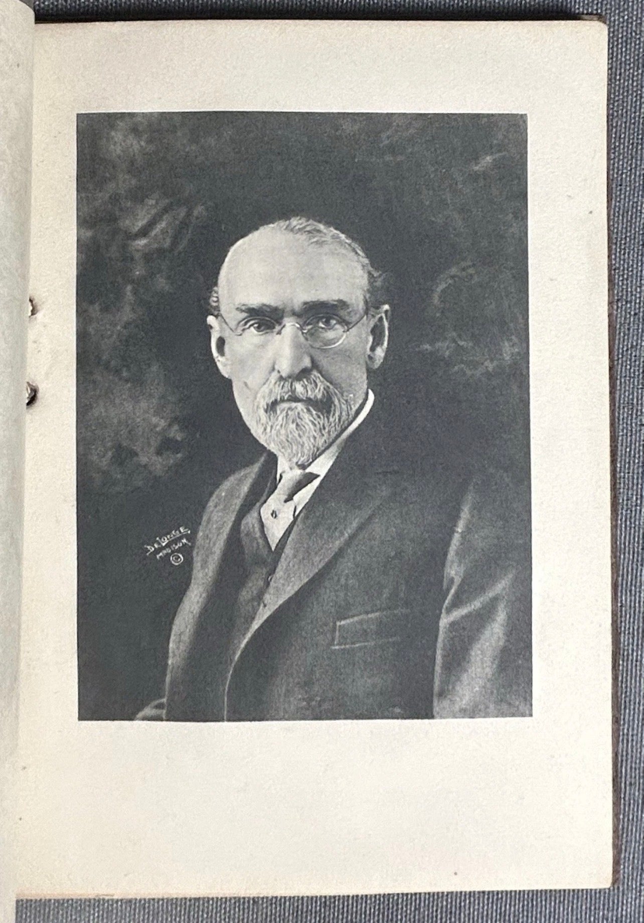 1918 University of Wisconsin Leather-Bound Commencement Invitation Program by E.A. Wright Company