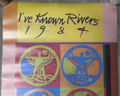 Vintage 1984 Louisiana World Exposition “I’ve Known Rivers” Poster by John Tarrell Scott (New Orleans)