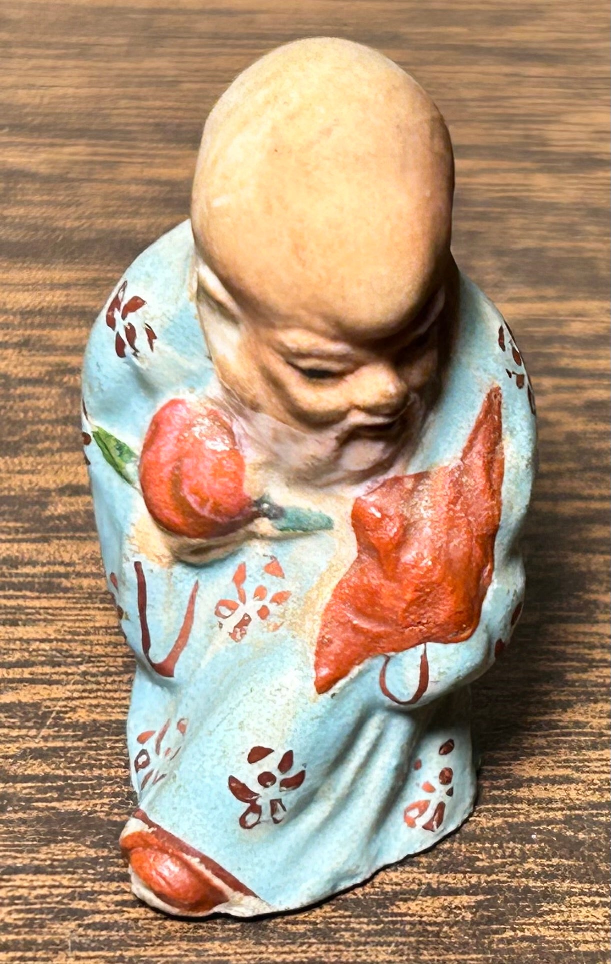 Vintage Mid 20th Century Chinese Porcelain Shou Lao Miniature Figurine