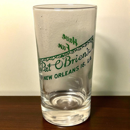 Vintage 1950’s Pat O’Brien’s New Orleans 16 Highball Glass