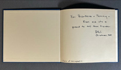 Vintage 1968 “A Nomination for the Presidency of the United States” Hardcover Book by Phillip M. Stern (Limited Edition #1/100) (Signed Copy) (Personalized to Barbara and Timothy Boggs)