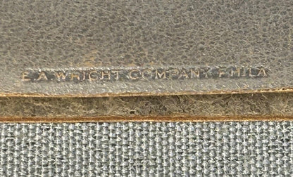 1918 University of Wisconsin Leather-Bound Commencement Invitation Program by E.A. Wright Company