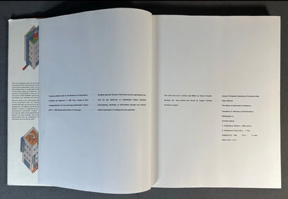 Vintage 1988 “The History of Postmodern Architecture” by Heinrich Klotz Hardcover Book