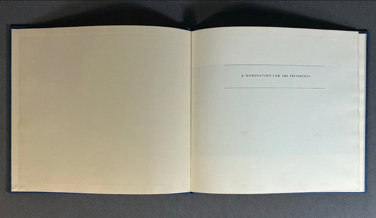 Vintage 1968 “A Nomination for the Presidency of the United States” Hardcover Book by Phillip M. Stern (Limited Edition #1/100) (Signed Copy) (Personalized to Barbara and Timothy Boggs)