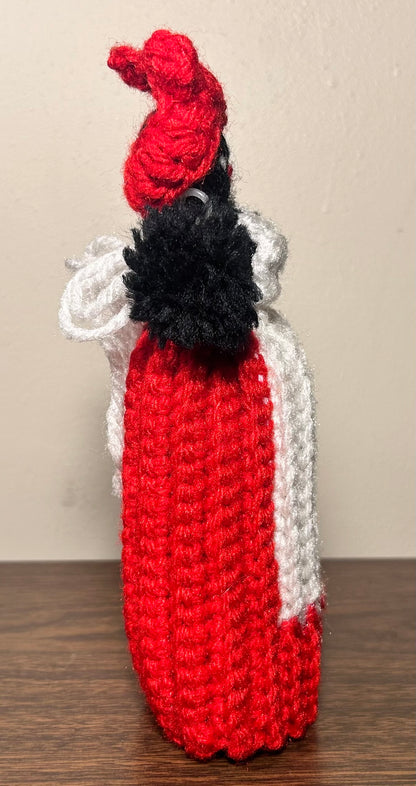 Vintage Mid 20th Century Handmade Black Americana Mammy Yarn Doll