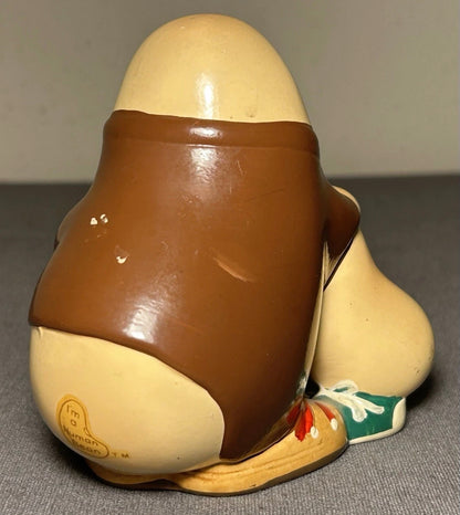 1981 Enesco Human Beans Grandpas Are Special Ceramic Figurine Made in Sri Lanka
