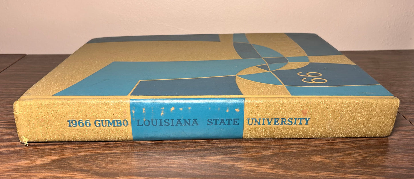 Vintage 1966 LSU Tigers Gumbo Yearbook