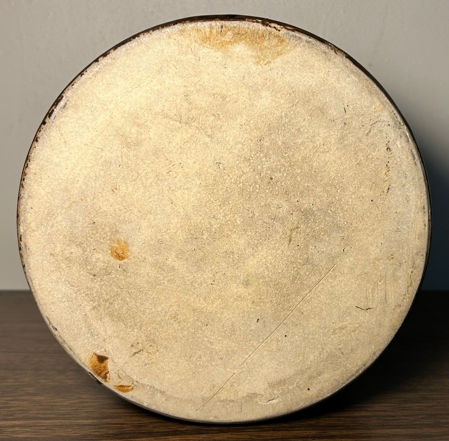 Circa 1883 American Primitive E. Norton & Co. Bennington Vermont Albany Slip Glazed Brown Stoneware Beehive-Form 1 Gallon Jug