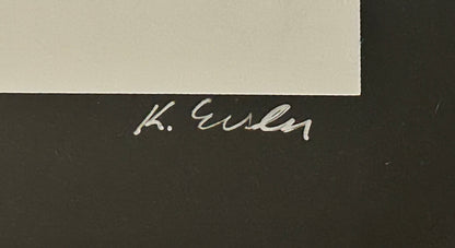 Karl Eisler - “Deco Vase” Signed Framed Limited Edition Serigraph Print (#378/2500) (1984) (American)