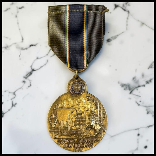 Vintage 1968 American Legion 50th National Convention New Orleans, Louisiana Commemorative Medal