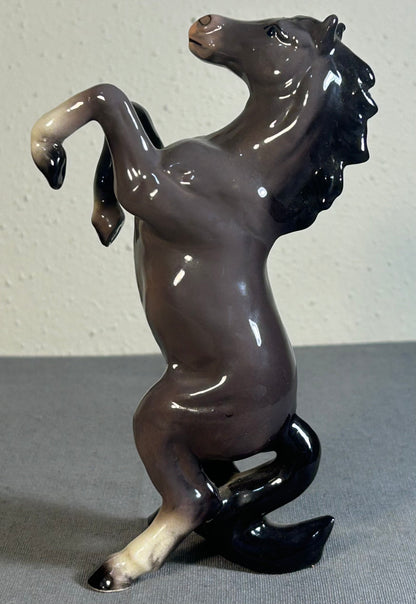 Vintage 1960’s Ceramic Rearing Horse Figurine Made in Japan