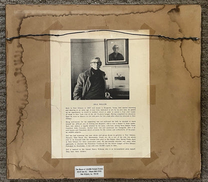 Vintage Circa 1970 Dell Weller - “Blacks Coming Down” Framed Signed Limited Edition Etching (#19/150) (New Orleans, Louisiana)