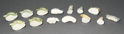 Vintage Lot of 14 1998-2002 English Wade Porcelain North American Endangered Animals Whimsies