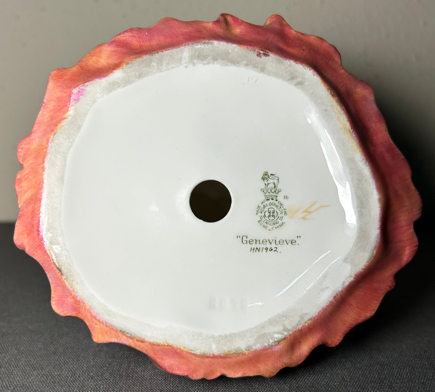 1943 English Royal Doulton Porcelain Genevieve Figurine (HN 1962) (Retired)