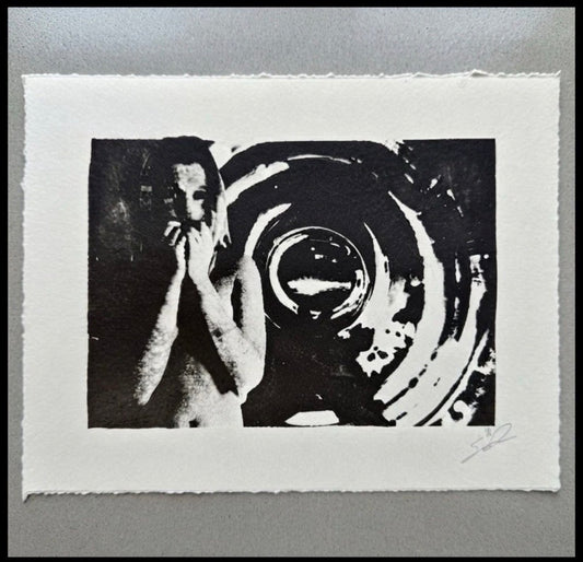 Sean Gardner - Untitled Surrealist Signed Limited Edition Intaglio Etching (#4/6) (Louisiana)