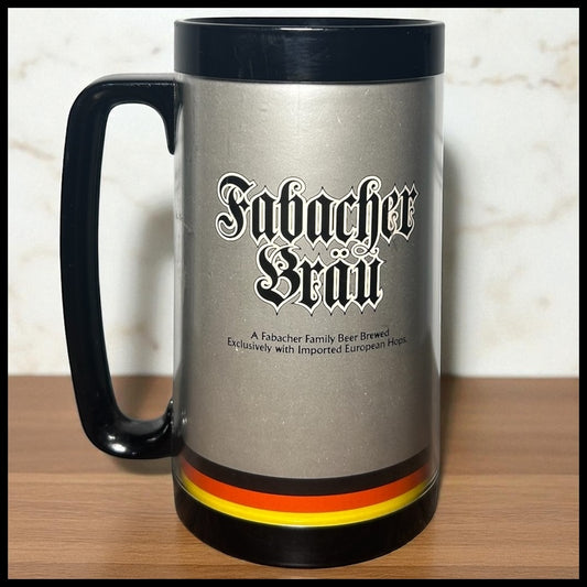 Vintage 1970’s New Orleans Fabacher Brau Beer Plastic Thermo-Serv Mug