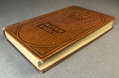 1926 “The Adventures of Oliver Twist” by Charles Dickens The World’s Classics Leather-bound Book