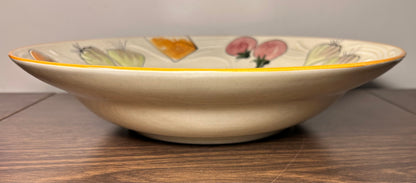 Vintage 1970’s American Los Angeles Potteries Mid Century Modern Ceramic Spaghetti Bowl (#510)