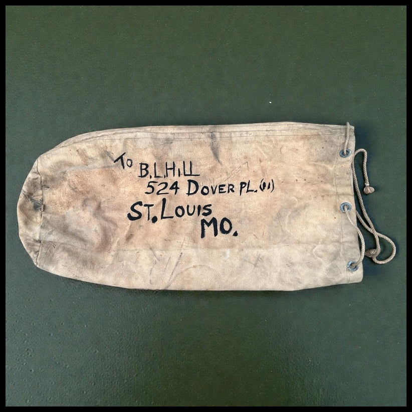 1940’s World War II Era American U.S. Navy Canvas Duffel Seabag