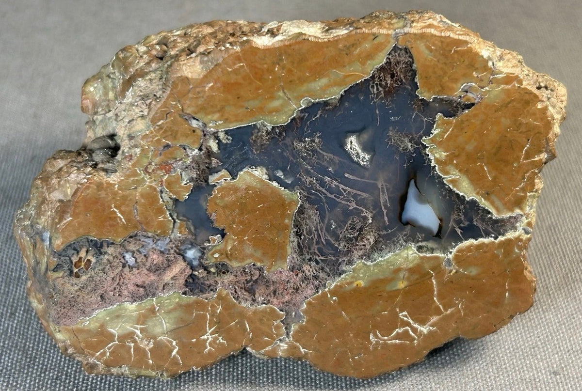 Cold Mountain Thunderegg Chalcedony/Jasper/Agate Stone Volcanic Nodule Specimen