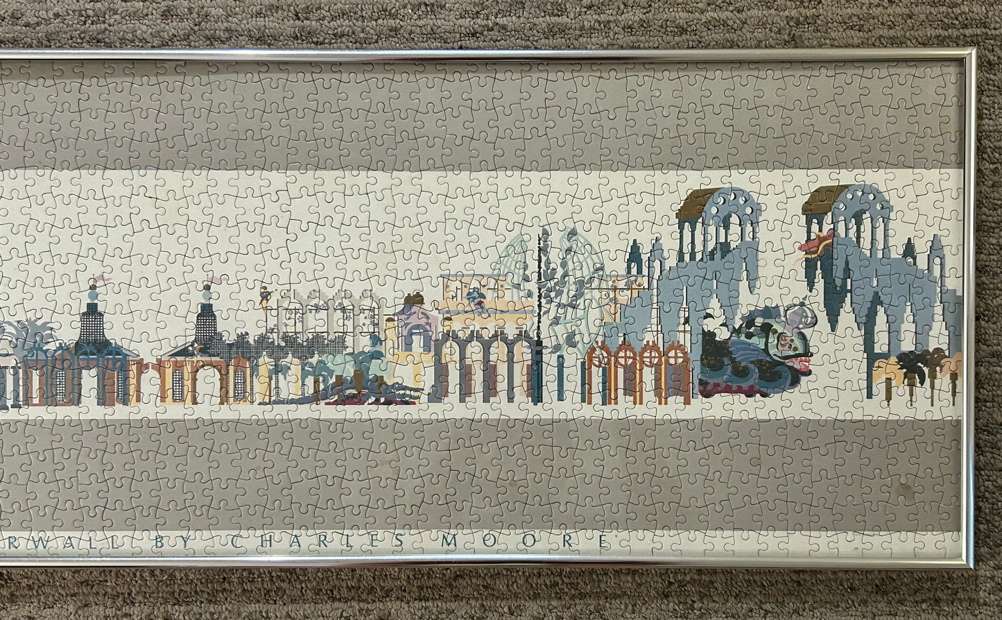 Vintage 1984 Louisiana World Exposition Wonderwall Framed Puzzle