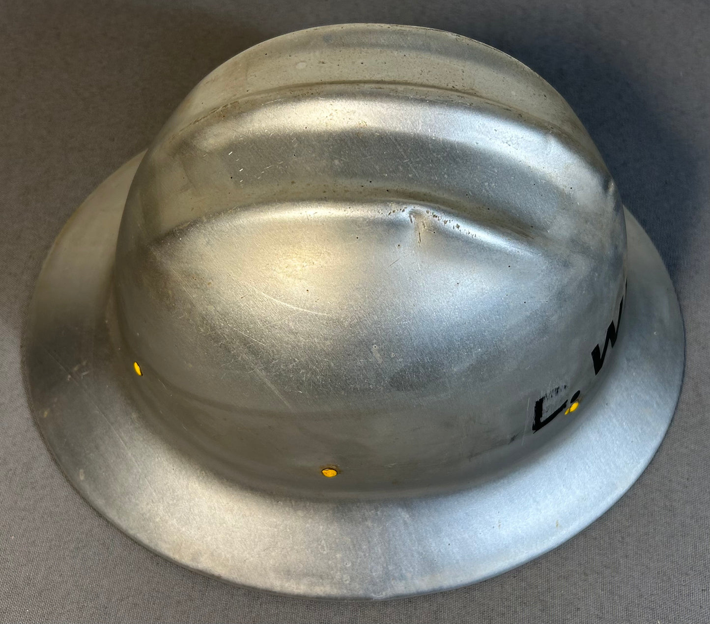 Vintage 1950’s American E.D. Bullard Co. Hard Boiled Aluminum Hard Hat