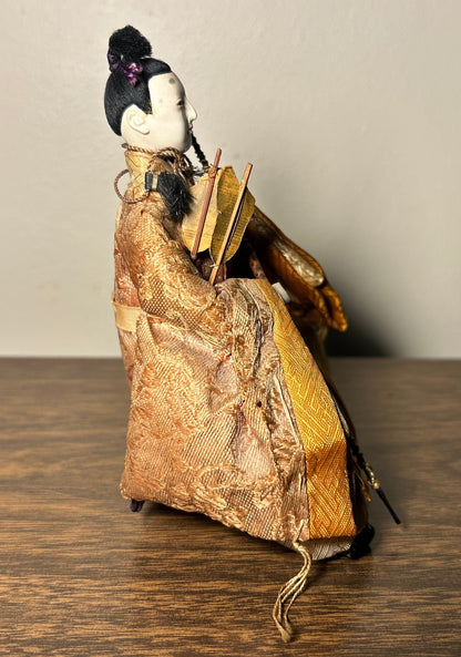 Early 20th Century Japanese Hinamatsuri Ningyo Imperial Court Empress Doll (Meiji Period)