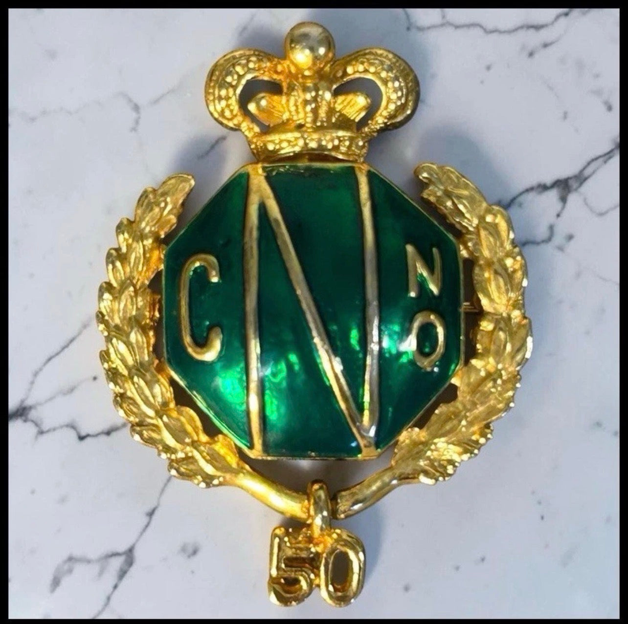 Vintage Late 1960’s/Early 1970’s American Certified Nurse Practitioners of New Orleans 50-Year Milestone Service Award Pin/Pendant