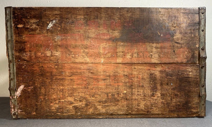 1940’s New Orleans Regal Beer American Brewing Company Wooden/Metal Strapped 24-Bottle Beverage Shipping Crate