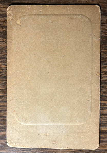 Late 19th Century American Victorian Young Boy Portrait Sepia Cabinet Card Photograph by F.J. Barnes