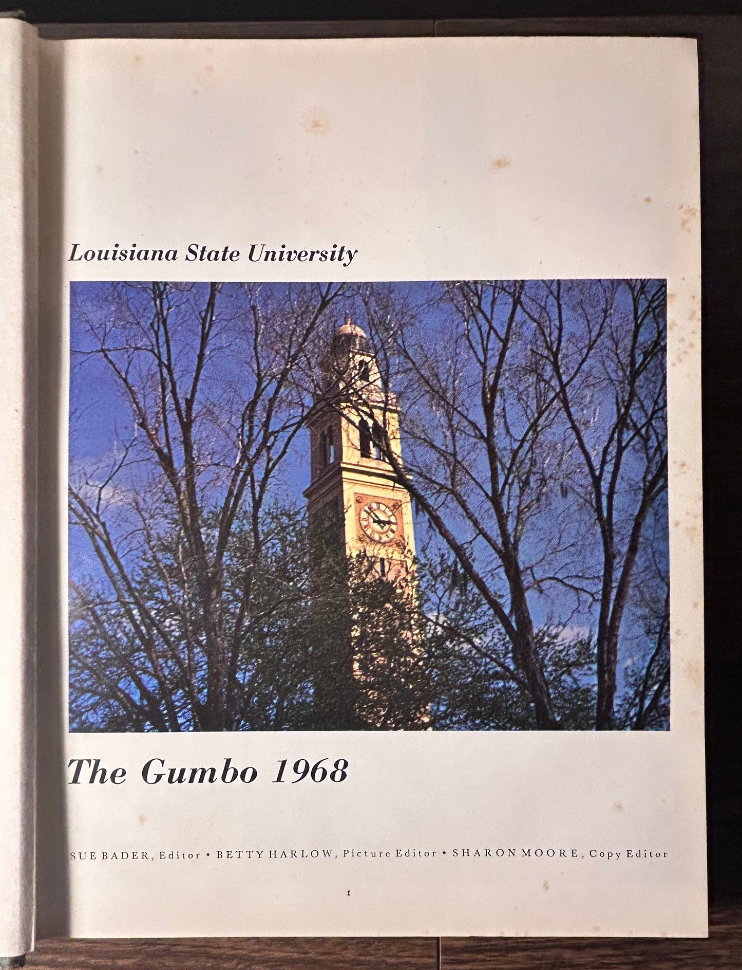 Vintage 1968 LSU Tigers Gumbo Yearbook (Louisiana State University)
