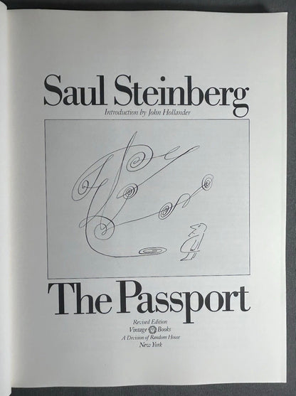 Vintage 1979 “The Passport” by Saul Steinberg Paperback Book