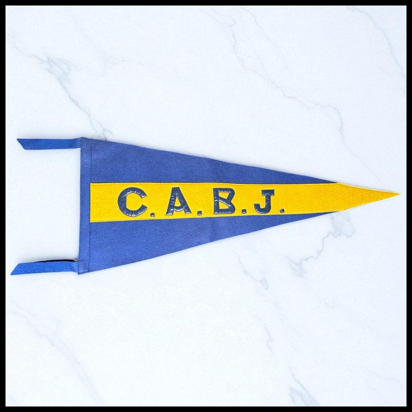 1940’s Argentinian Club Atlético Boca Juniors Football Felt Pennant