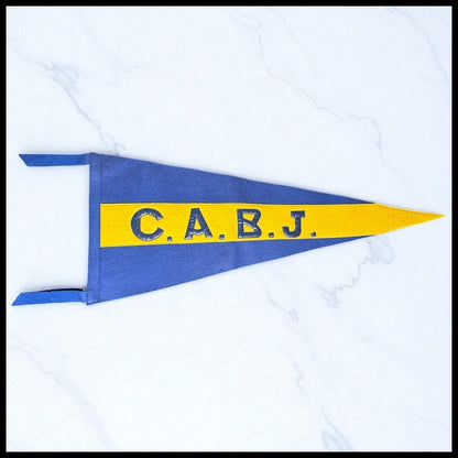 1940’s Argentinian Club Atlético Boca Juniors Football Felt Pennant