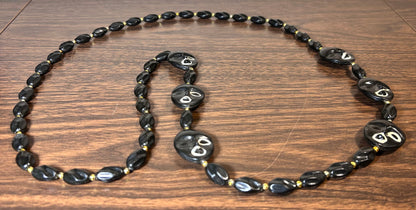 Vintage 1980’s New Orleans Mardi Gras Zulu Social Aid & Pleasure Club Plastic Beads