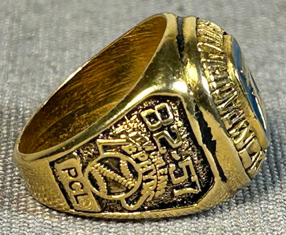 Vintage 2001 New Orleans Zephyrs Baseball Pacific Coast League Championship Coca-Cola Promotional Ring