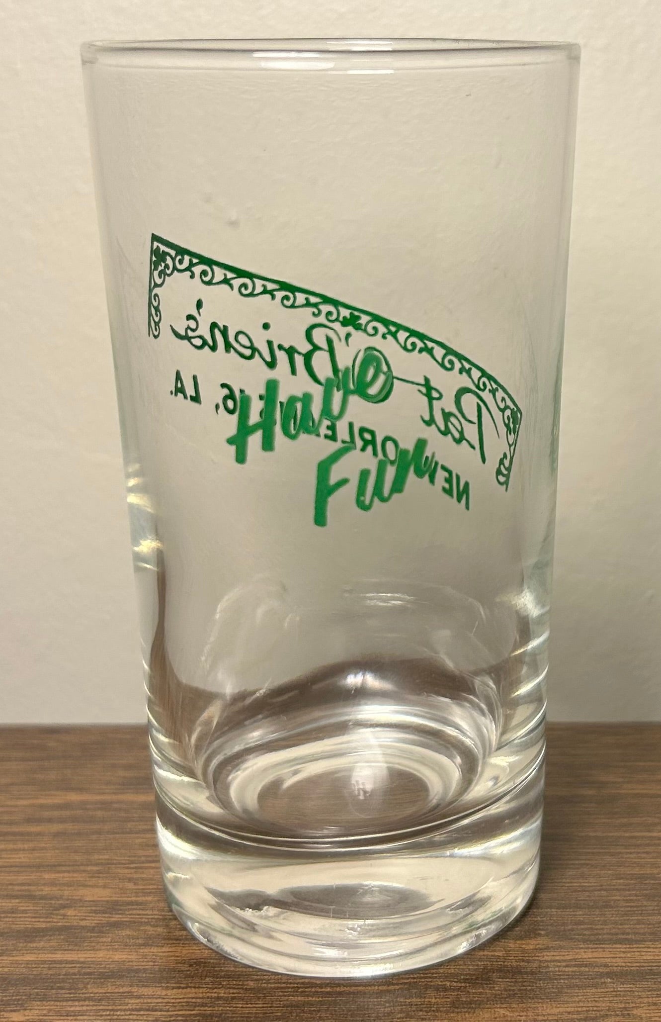 Vintage 1950’s Pat O’Brien’s New Orleans 16 Highball Glass