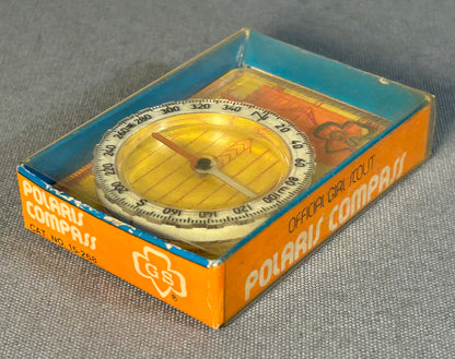 Vintage 1970’s Silva Official Girl Scout Polaris Compass No. 15 -268 in Box