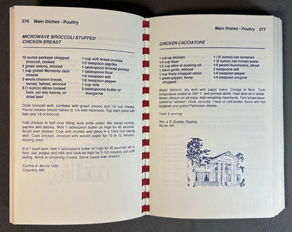 Vintage 1998 American “Rebel Recipes” The University of Mississippi Spiral-Bound Cookbook